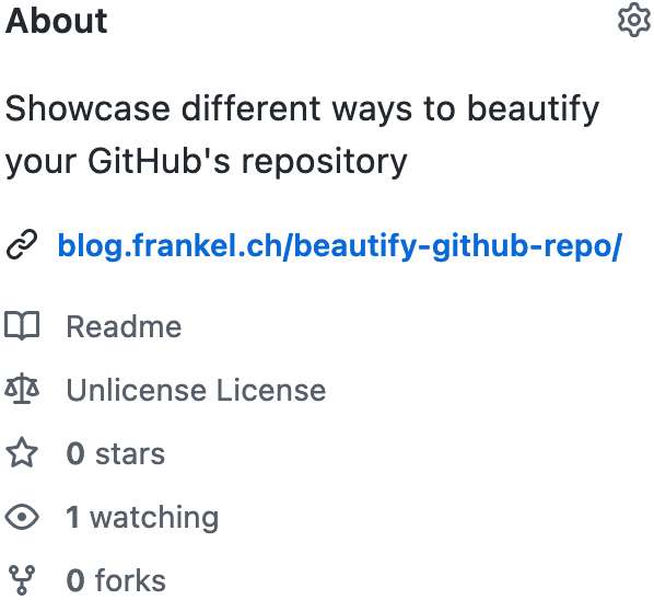 GitHub repository sidebar displaying the license