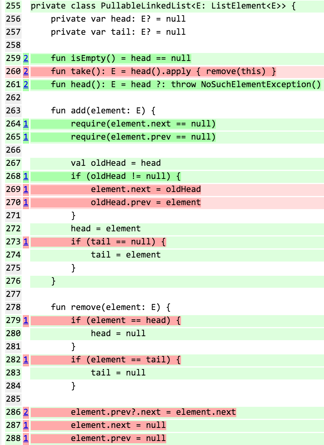 kotlin linkedlist