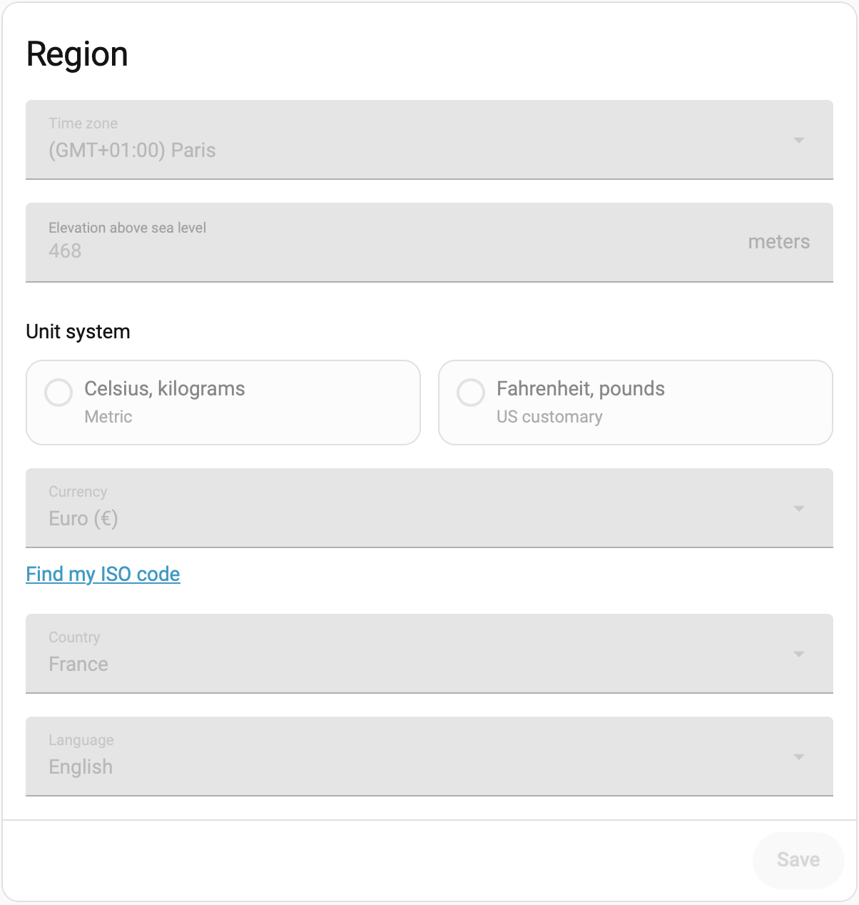 Home Assistant UI block
