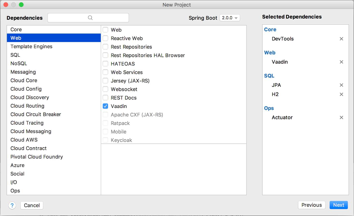 spring boot with intellij community