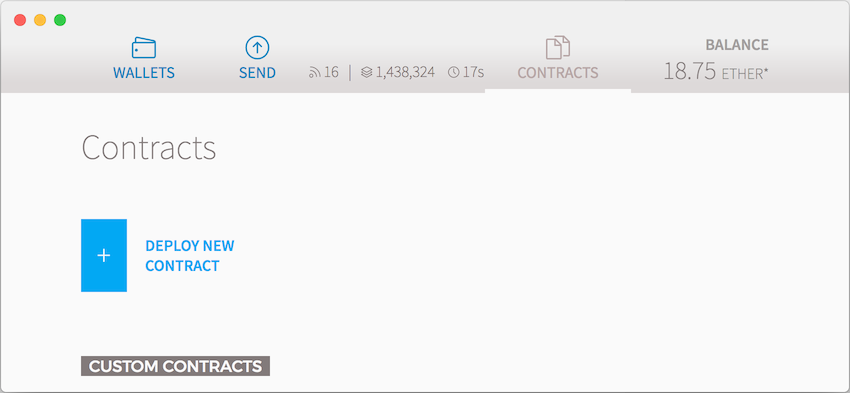 ethereum wallet 0 confirmations when deploying contract